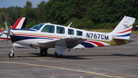 N767CM @ EGLK - Beech A36 Bonanza visiting Blackbushe on 11th August 2007