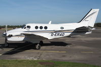 G-ERAD @ EGLK - Visiting King Air C90 at Blackbushe on 24th September 2005 - by Michael J Duffield