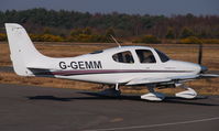 G-GEMM @ EGLK - Cirrus SR-20 at Blackbushe on 16th February 2008 - by Michael J Duffield