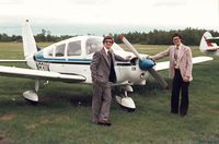 N9311K @ ANE - Joe Talcott & Steve Keller at Anoka County Blaine Airport (Minnesota). c 1980 - by Mike Evangelist