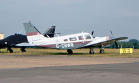 G-CBWB @ EGTF - Piper PA-34-200T Seneca II [34-7770188] Fairoaks~G 27/08/2003. - by Ray Barber