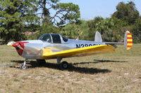 N3805H @ X36 - Ercoupe 415-CD (N3805H) sits on display at Buchan Airport - by Jim Donten