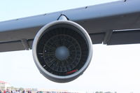 86-0014 @ KMCF - C-5 Galaxy (86-0014) of the 439th Airlift Wing at Westover Air Reserve Base on display at MacDill Air Fest - by Jim Donten