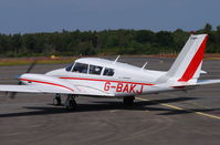 G-BAKJ @ EGLK - Twin Comanche seen at Blackbushe on 10th August 2007 - by Michael J Duffield