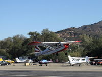 N1603G @ SZP - 1968 Champion 7ECA CITABRIA, Lycoming O-235 115 Hp, takeoff climb Rwy 22 - by Doug Robertson