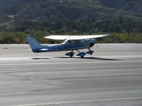 N4727X @ SZP - 1966 Cessna 150G, Continental O-200 100 Hp, takeoff roll Rwy 22 - by Doug Robertson