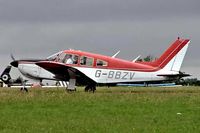 G-BBZV @ EGBP - Piper PA-28R-200 Cherokee Arrow II [28R-7435105]  Kemble~G 02/07/2005 - by Ray Barber