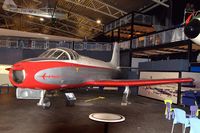 PH-XIV @ EHLE - Fokker S.14 jet trainer in the Aviodrome aviation museum at Lelystad, the Netherlands. - by Henk van Capelle
