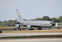 60-0336 @ KSRQ - A KC-135 Stratotanker (60-0336) from 6th Air Mobility Wing-927th Air Refueling Wing at MacDill Air Force Base performs touch and go manuevers at Sarasota-Bradenton International Airport - by Jim Donten