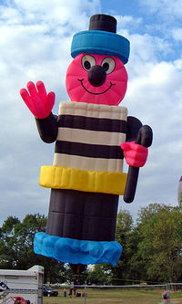 G-BXAL - Cameron SS Bertie Bassett-90 HAFB [4034] Loseley Park-Guildford~UK 23/08/2003