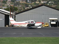 N15763 @ SZP - 1972 Piper PA-28-180 CHEROKEE, Lycoming O&VO-360 180 Hp, taxi back - by Doug Robertson
