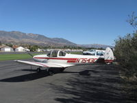 N7543C @ SZP - 1958 Forney F-1 AIRCOUPE, Continental C90 90 Hp - by Doug Robertson
