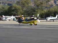 N80AS @ SZP - 1992 Pitts Aerobatics S-2B, Lyccoming AEIO-540, landing roll Rwy 22 - by Doug Robertson