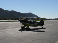 N80AS @ SZP - 1992 Pitts Aerobatics S-2B, Lycoming AEIO-540, S-turns taxi back - by Doug Robertson