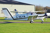 G-BEVW @ EGSV - Just landed. - by Graham Reeve