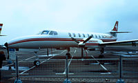 HB-LLC @ EDDV - Swearingen SA.226TC Metro II [TC-330] (Crossair) Hannover~D 26/04/1980. Image taken from a slide. - by Ray Barber
