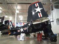 N800H @ KPAE - Grumman F8F-2 Bearcat (minus engine) at the Historic Flight Foundation, Everett WA
