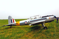 G-APLO @ EGDT - DHC-1 Chipmunk 22A [C1/0144] Wroughton~G 29/06/1986.  Wearing former military marks. - by Ray Barber