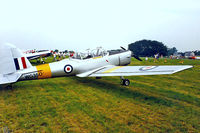 G-BCYE @ EGDT - DHC-1 Chipmunk 22 [C1/0437] Wroughton~G 29/06/1986 - by Ray Barber