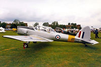 G-BCOU @ EGTC - DHC-1 Chipmunk 22 [C1/0559] Cranfield~G 06/07/1986. Wears former military marks. - by Ray Barber