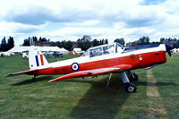 G-BFAX @ EGTC - DHC-1 Chipmunk 22 [C1/0496] Cranfield~G 06/07/1986. Wearing unusual former military marks with a hyphen in the middle. - by Ray Barber