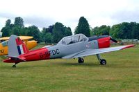 G-BFDC @ EGBP - DHC-1 Chipmunk [C1/0525] Kemble~G 02/07/2005 - by Ray Barber