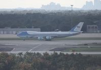 92-9000 @ MCO - Air Force One distant shot from roof top - by Florida Metal