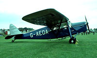G-AEOA @ EGTH - De Havilland DH.80A Puss Moth [2184] Old Warden~G 11/07/1982. Image taken from a slide. - by Ray Barber
