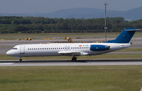 4O-AOM @ LOWW - Montenegro Airlines Fokker 100
