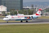 OE-LVM @ LOWW - Austrian Arrows Fokker 100