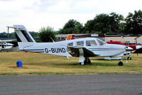 G-BUND @ EGTF - Piper PA-28RT-201T Turbo Arrow IV [28R-8031107] Fairoaks~G 23/08/2003 - by Ray Barber