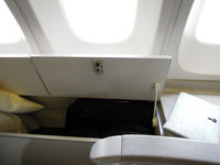 ZK-NBV - Extra storage space for window seats in Air NZ's Premium Economy on the Upper Deck (AKL-SFO) - by Micha Lueck