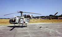 F-BUYH @ LFFN - Sud Aviation SE.313B Alouette II [1934] (Heli Union) Brienne-Le-Chateau~F 30/07/1983