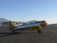 N4995C @ SZP - 1949 North American T-6G TEXAN 'Thirsty Girl', P&W R-1340 Wasp 600 Hp, 1949 Factory remanufacture, Experimental class - by Doug Robertson