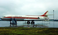 D-ACVK @ EDDH - Sud Aviation SE.210 Caravelle 10B1R [176] (Aero Lloyd) Hamburg~D 08/06/1982. Image taken from a slide.