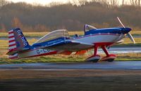 G-LEXY @ EGFH - Visiting Vans RV-8, part of the RV8TORS aerobatic display team. - by Roger Winser