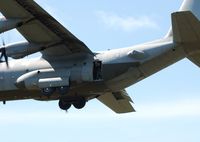 ZH888 @ EGFH - A wave from the loadmaster on the RAF Hercules C.5. - by Roger Winser
