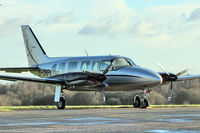 G-ONPA @ EGTF - 1979 Piper PA-31-350 Navajo, c/n: 31-7952110 - by Terry Fletcher