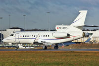 TC-MKR @ EGGW - 2011 Dassault Falcon 900LX, c/n: 257 - by Terry Fletcher