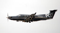 N126GH @ KDAN - 2001 Pilatus PC12/45 leaving Danville Va. - by Richard T Davis