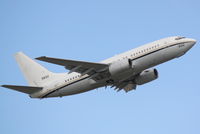 165832 @ KSRQ - C-40 Clipper (165832) from Fleet Logistics Support Squadron 58 from Jacksonville Naval Air Station departs Sarasota-Bradenton International Airport - by Jim Donten