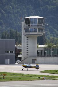 HB-MDS @ LSGS - In front of TWR - by Biber René