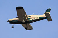 N249ND @ EEN - Final on the ILS for runway 02, Dillant-Hopkins Airport, Keene, NH - by Ron Yantiss