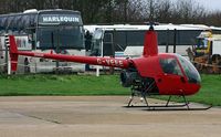 G-VEEE @ EGTB - Ex: G-REDA  G-VEEE > EC-JSO - Originally owned to, Simax Services Ltd in February 2001 as G-REDA and currently with, Veee Helicopters Ltd since October 2004 as G-VEEE. To EC-JSO February 2006 - by Clive Glaister