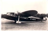 G-AECU - Short S22 Scion Senior - by Real Photographs Co. Ltd