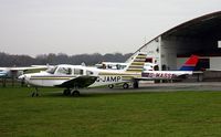 G-JAMP @ EGLD - Ex: N44762 > G-BRJU > G-JAMP - Originally owned to, Technology & Marketing Ltd in August 1989 as G-BRJU. Originally owned to, C.S.E. Aviation Ltd in April 1995 as G-JAMP and currently owned to, Lapwing Flying Group Ltd since August 2003.
