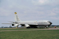 58-0020 @ MHZ - KC-135E Stratotanker of the Illinois Air National Guard parked at RAF Mildenhall in April 1981. - by Peter Nicholson