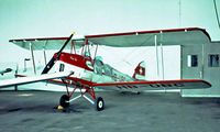 HB-UBC @ LSZB - De Havilland DH.82A Tiger Moth [3956] Bern/Belp~HB 08/09/1981. Image taken from a slide.