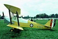 G-AOZH @ EGTH - De Havilland DH.82A Tiger Moth [86449] Old Warden~G 11/07/1982. Image taken from a slide. - by Ray Barber