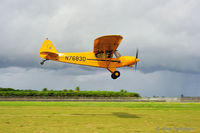 N7683D @ X51 - Piper Super Cub low pass